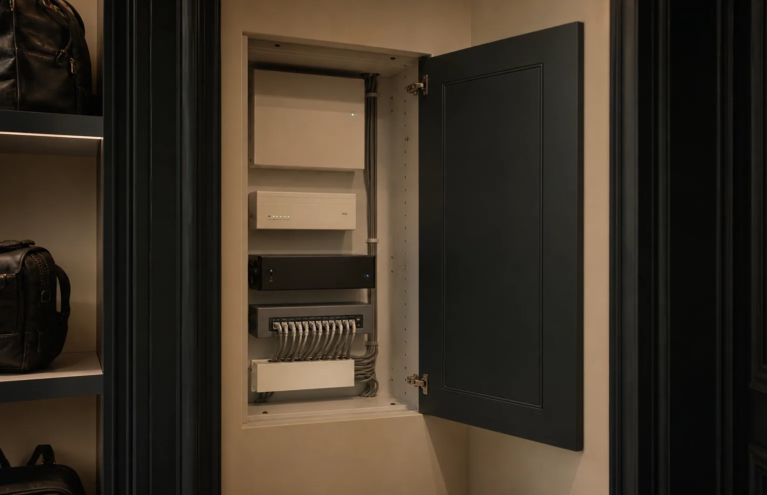 Alarm panel in the stockroom